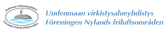Föreningen Nylands friluftsområdens logo.